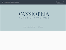 Tablet Screenshot of cassiopeiaonline.co.uk